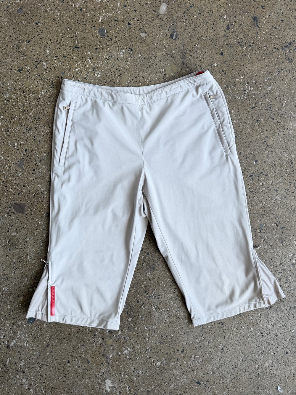 prada sport s/s 1999 capris pale blue